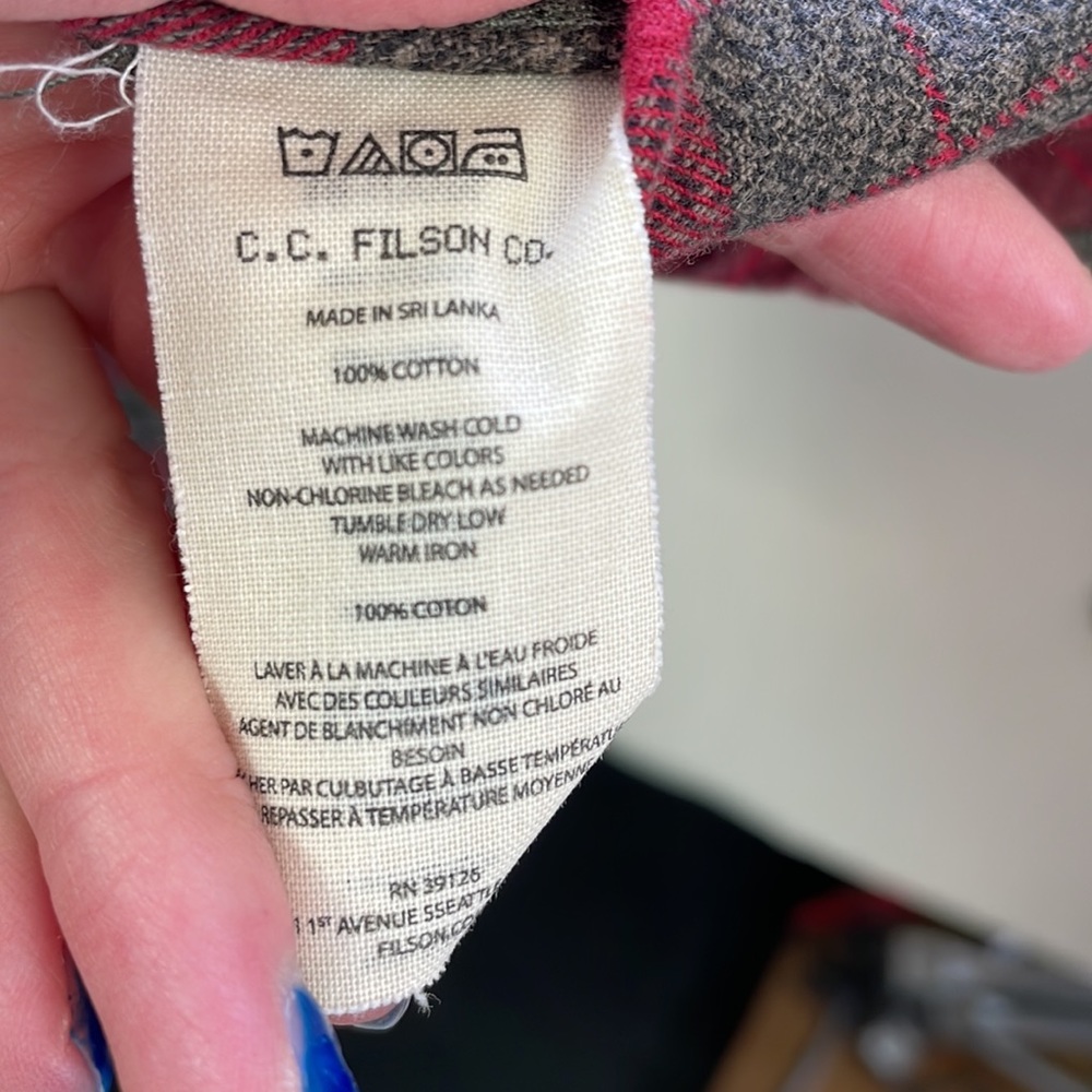 Filson Plaid Button Down - image 6